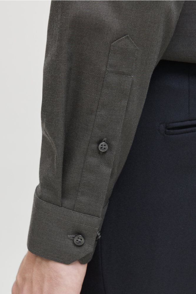 JPRBLAPARKER SHIRT L/S NOOS 12227385 DARK GREY